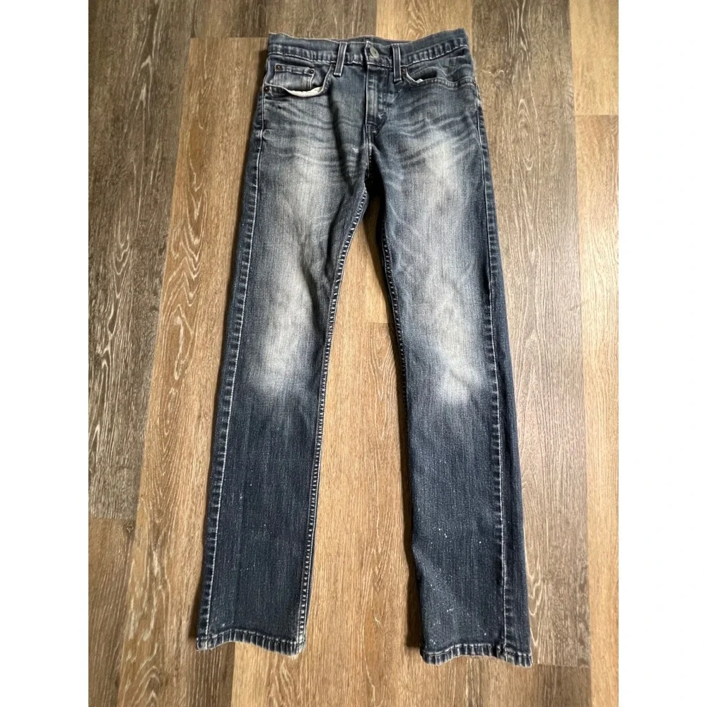 Signature‎ by Levi Strauss & Co Slim Straight Jeans Mens 29x32 Blue Faded Denim